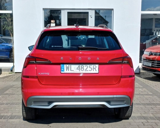 Skoda Kamiq cena 103900 przebieg: 51753, rok produkcji 2021 z Poniatowa małe 562